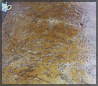 Stamped Concrete Porches with Custom Stain-Crete Highlights<br /> in two colors and a border