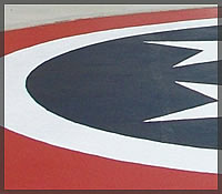 TN Air National Guard Custom Logo using Spray Deck